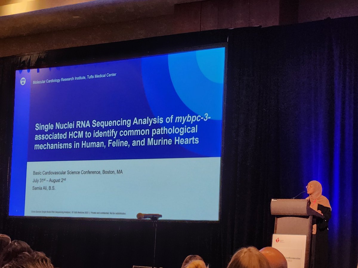 ChinLabTufts (@chinlabtufts) on Twitter photo Congratulations to @samia_aali who gave a great talk today <a href="/BCVSearlyCareer/">Basic Cardiovascular Sciences (BCVS) Early Career</a> on snRNAseq analysis of mybpc3 mutations in human, feline and murine heart tissue <a href="/TuftsMCResearch/">Tufts Medical Center Research</a> <a href="/TuftsGSBS/">TuftsGSBS</a> <a href="/TuftsMedSchool/">Tufts School of Medicine</a> <a href="/MTChinMDPhD/">Michael Chin, MD, PhD</a> Congratulations to @samia_aali who gave a great talk today <a href="/BCVSearlyCareer/">Basic Cardiovascular Sciences (BCVS) Early Career</a> on snRNAseq analysis of mybpc3 mutations in human, feline and murine heart tissue <a href="/TuftsMCResearch/">Tufts Medical Center Research</a> <a href="/TuftsGSBS/">TuftsGSBS</a> <a href="/TuftsMedSchool/">Tufts School of Medicine</a> <a href="/MTChinMDPhD/">Michael Chin, MD, PhD</a>
