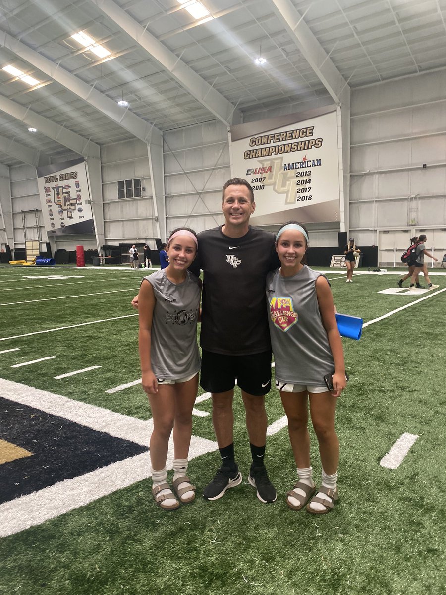 Thank you so much <a href="/UCF_WSoccer/">UCF Women's Soccer</a> for hosting an amazing ID camp! I learned so much from coach <a href="/timsahaydak/">Tim Sahaydak</a> and the players! #ChargeOn 

<a href="/FC1974_07GElite/">FC1974 2007/2006 Elite Girls</a> <a href="/NationalLeague/">National League</a> <a href="/PrepSoccer/">Prep Soccer ⚽️</a> <a href="/TopDrawerSoccer/">TopDrawerSoccer</a>