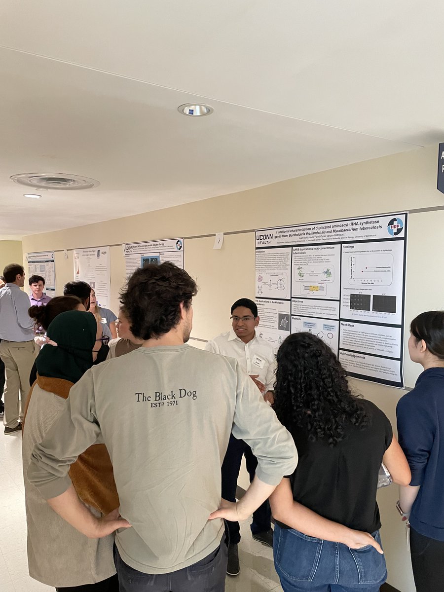 OSENVARO's tweet photo. Last week, Juan and Josh did a splendid job presenting their work at different events @uconnhealth. Weโre lucky to have such talented and passionate scientists. #NewPI #summerresearch #summervibes #nextgenerationscientists https://t.co/pGx3JDjInF