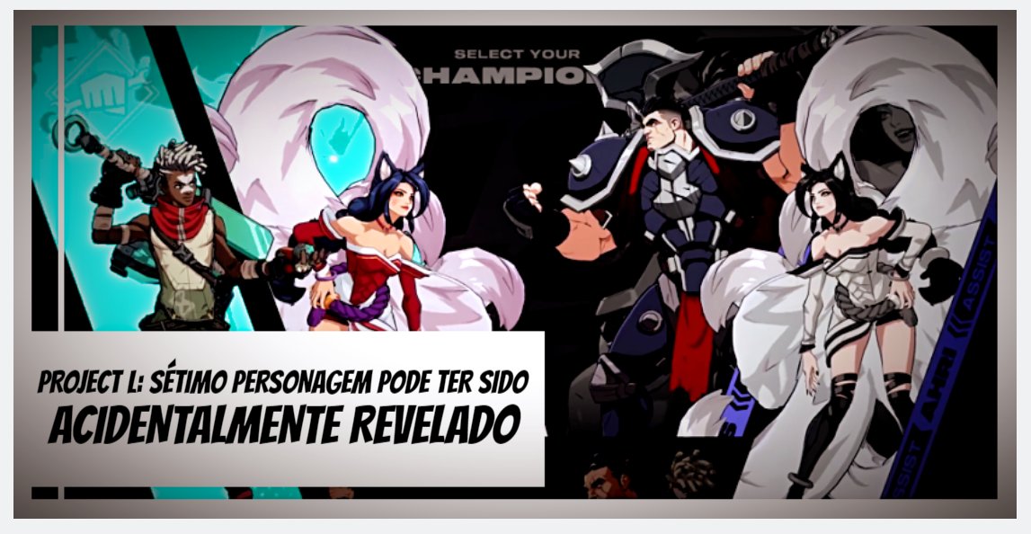 RealMinerRR's tweet image. O spin-off da série League of Legends terá uma demo jogável na EVO 2023.

Veja mais no BLOG.

blogdorealminer.blogspot.com/2023/07/projec…

#Vazamento
#ProjectL
#LeagueOfLegends
#RiotGames
#SpinOff
#EVO2023
#BlogDoRealMiner