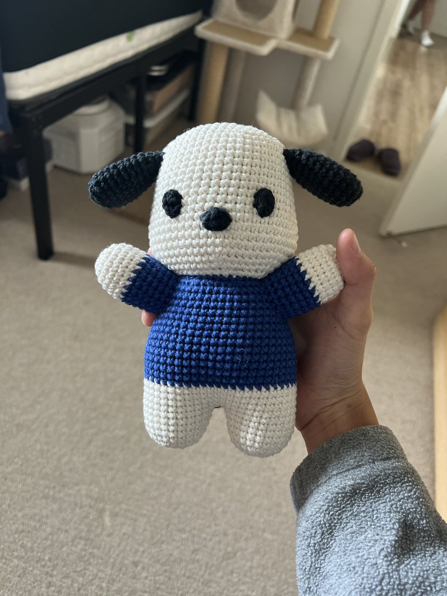 KumaCrochets's tweet photo. Hey Friends! Just finished my Sanrio Pochacco Crochet Pattern. If you’re interested in pattern testing, please join my discord!!! https://t.co/et1z35cV1Q https://t.co/E2aJKjg1yG