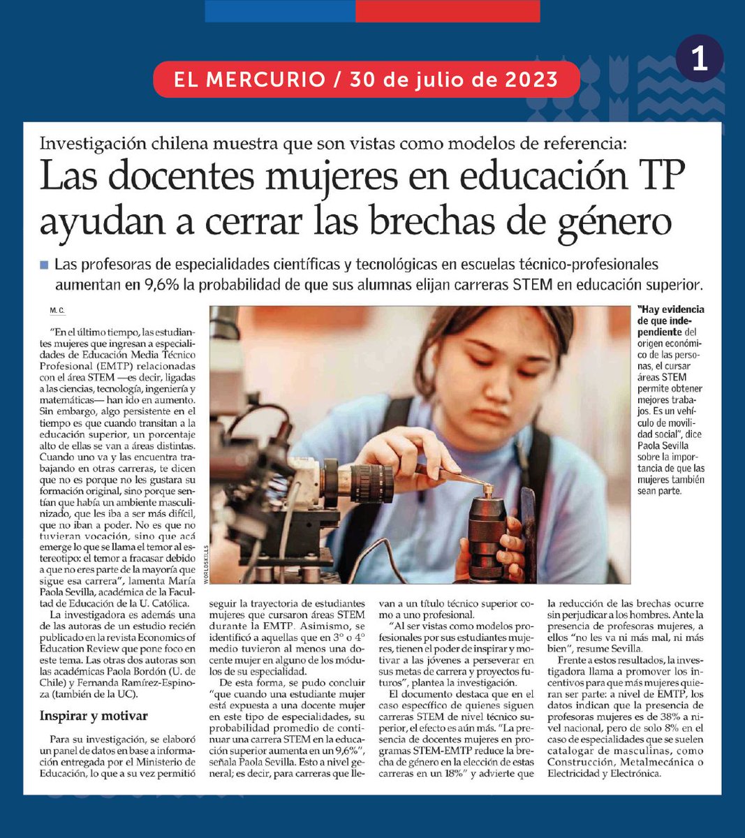 Ministerio de Educación tweet media