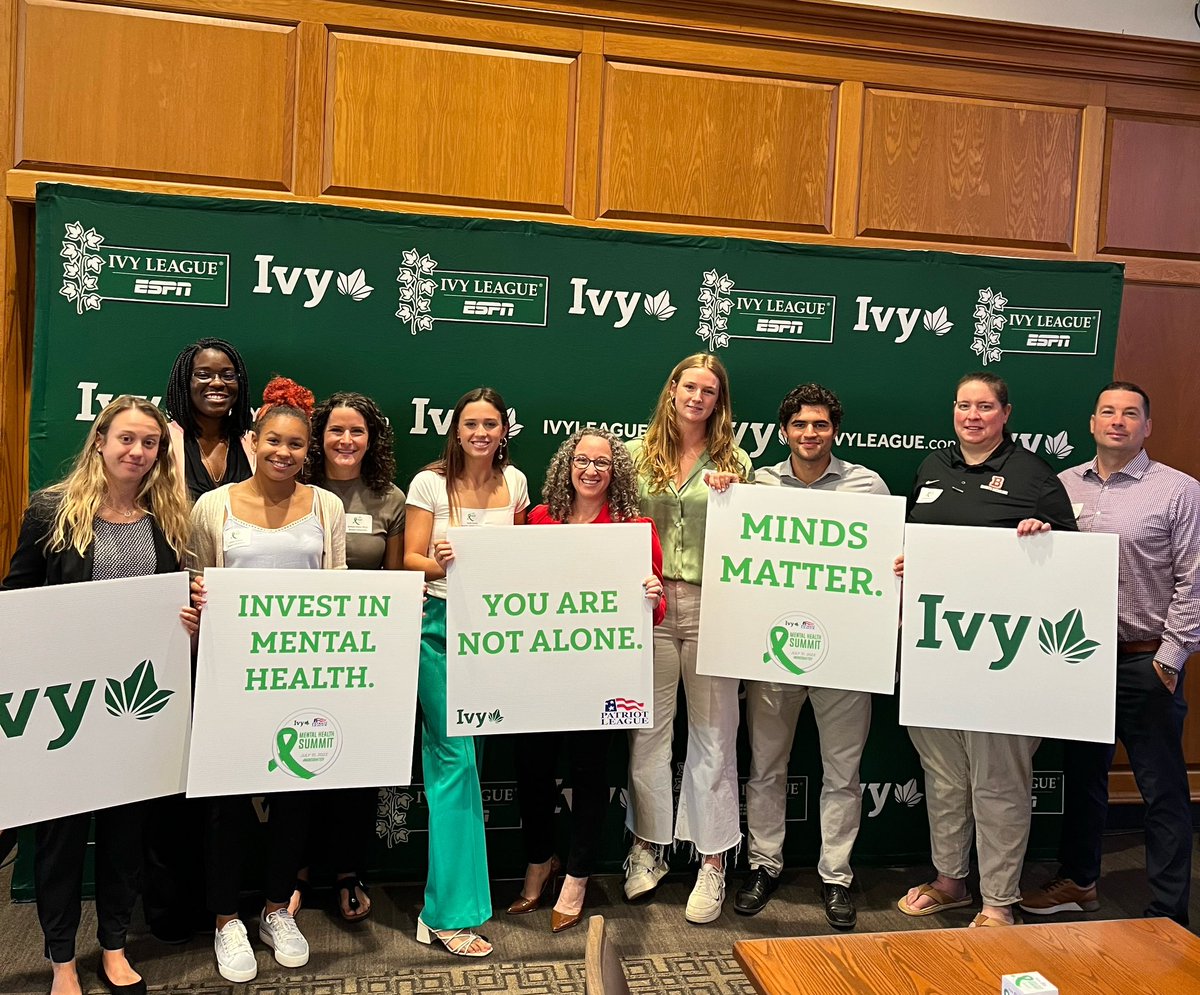 SeanHendricks34's tweet photo. Great day of learning at the @IvyLeague and @PatriotLeague Mental Health Summit. Thankful to be part of our @BrownU_Bears group that attended! https://t.co/xp7L1veIOT