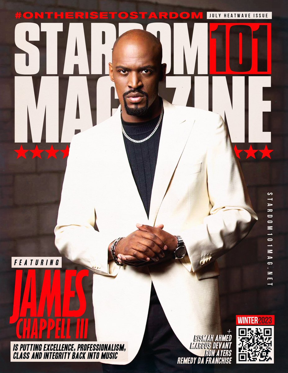 Stardom101Mag's tweet photo. James Chappell III + ST⭐️RDOM‼️
📍Windsor, Connecticut
@jc3_music
Check out his print edition cover story and issue out now https://t.co/xqfv2puhfH
🥇To feature in our next issue call or text #MagFeature to (804) 800-STAR(7827)📞 https://t.co/ZJubabvlxK