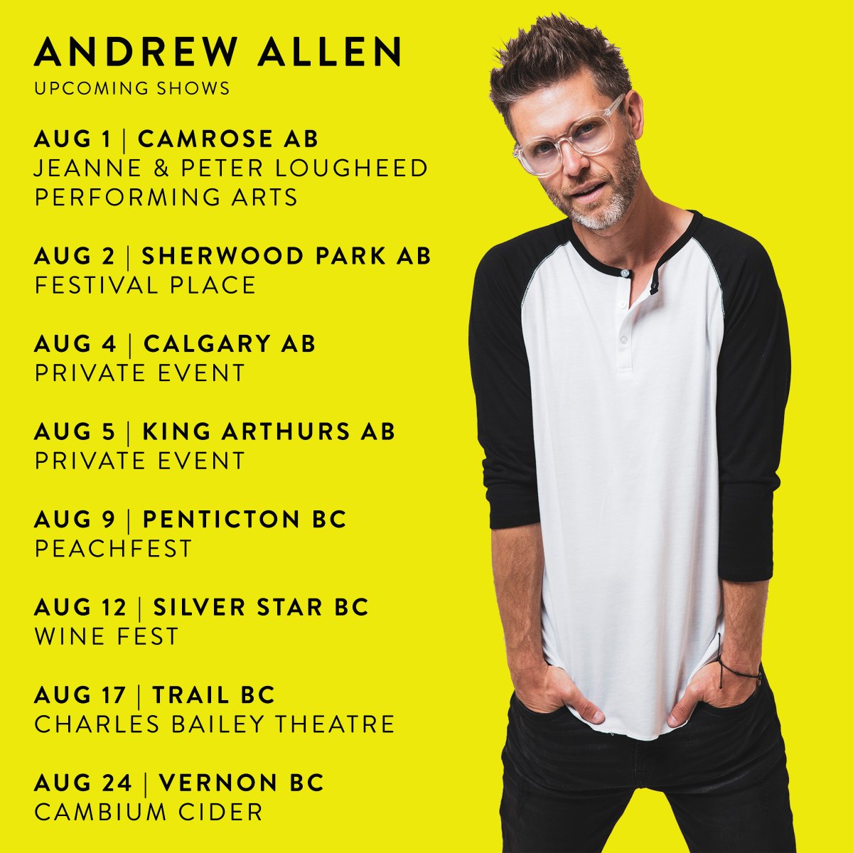 Some FUN shows coming up this month... starting it off in Alberta!!! Lemme know if you're coming!