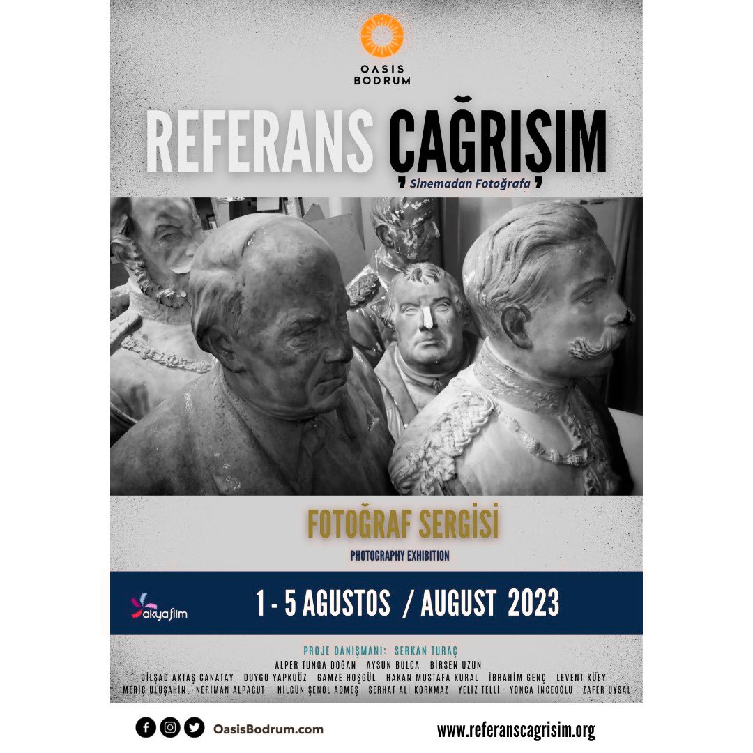 referanscagrisim.org

Fotoğraf Sergisi 1 Ağustos'ta İstanbul'dan sonra Bodrum'da sanat severlerle olacak. 

akyafilm.com