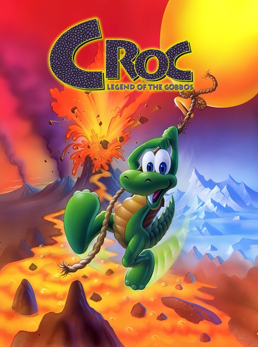 nt_xander's tweet photo. I just had to upscale and clean the Unused box art(by Greg Winters) of Croc: Legend of the Gobbos
and slap on it the Vectorized Logo I made not long ago.
Thanks to @Original_VG_Art for the find. 

Logo-free art in the first reply.

#CROC #BringBackCroc #croclegendofthegobbos https://t.co/FWM7wazlHl