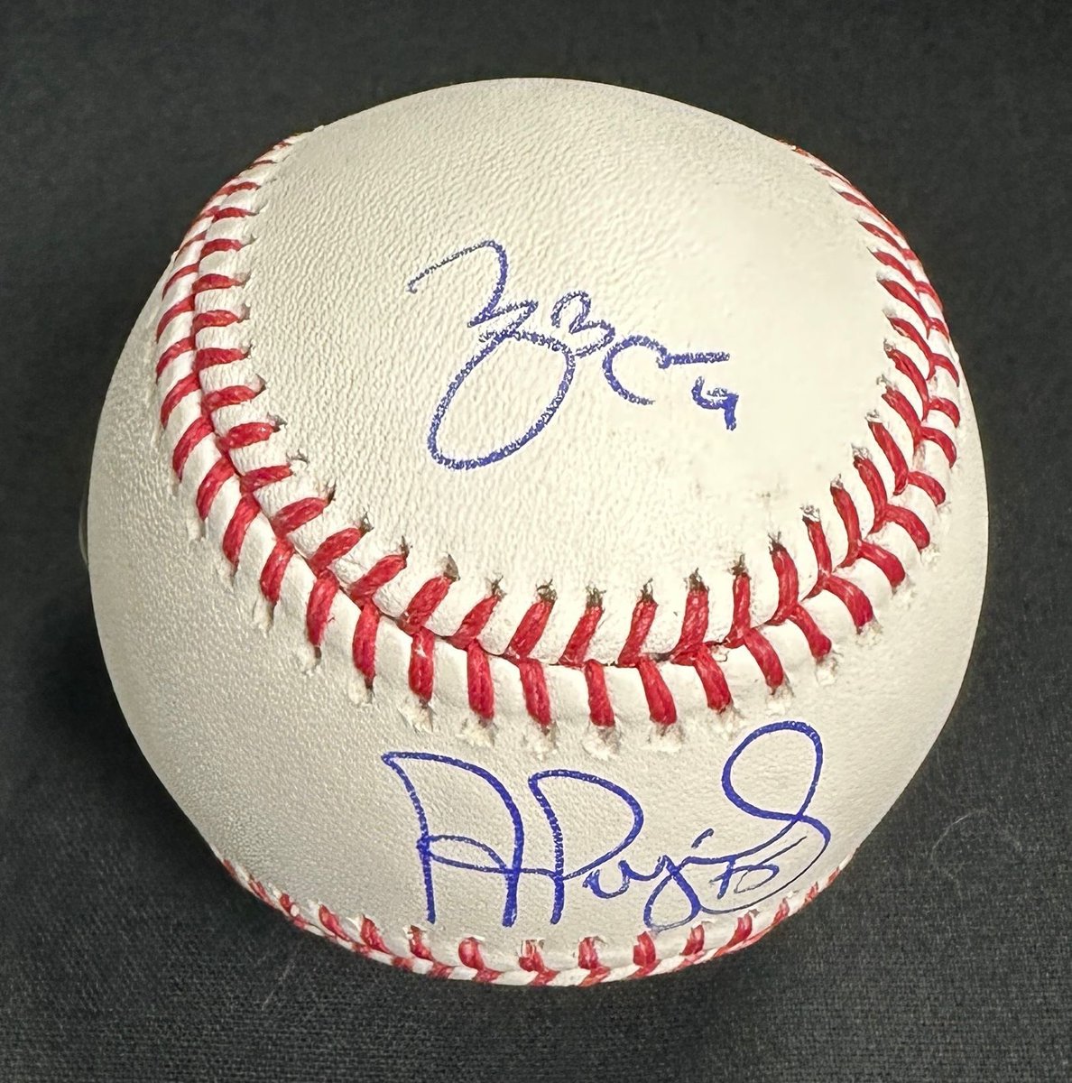 Support the @pujolsfound by purchasing a ticket for their July raffle! This authentic baseball was signed by Molina, @UncleCharlie50, and me! 100% of this raffle's proceeds support the PFF. The raffle ends tonight at 6 pm CST. Buy your tickets here: goraisedough.com/buy/1700