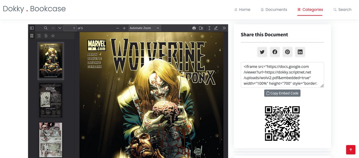 ScriptNet_IT's tweet image. #Share #Documentations and #PDFs and Increase your #Authority on the #Web. #Dokky #BookCase Script is simple and effective, as a standalone multiuser platform or in a subfolder!

shop.scriptnet.net/product/dokky/