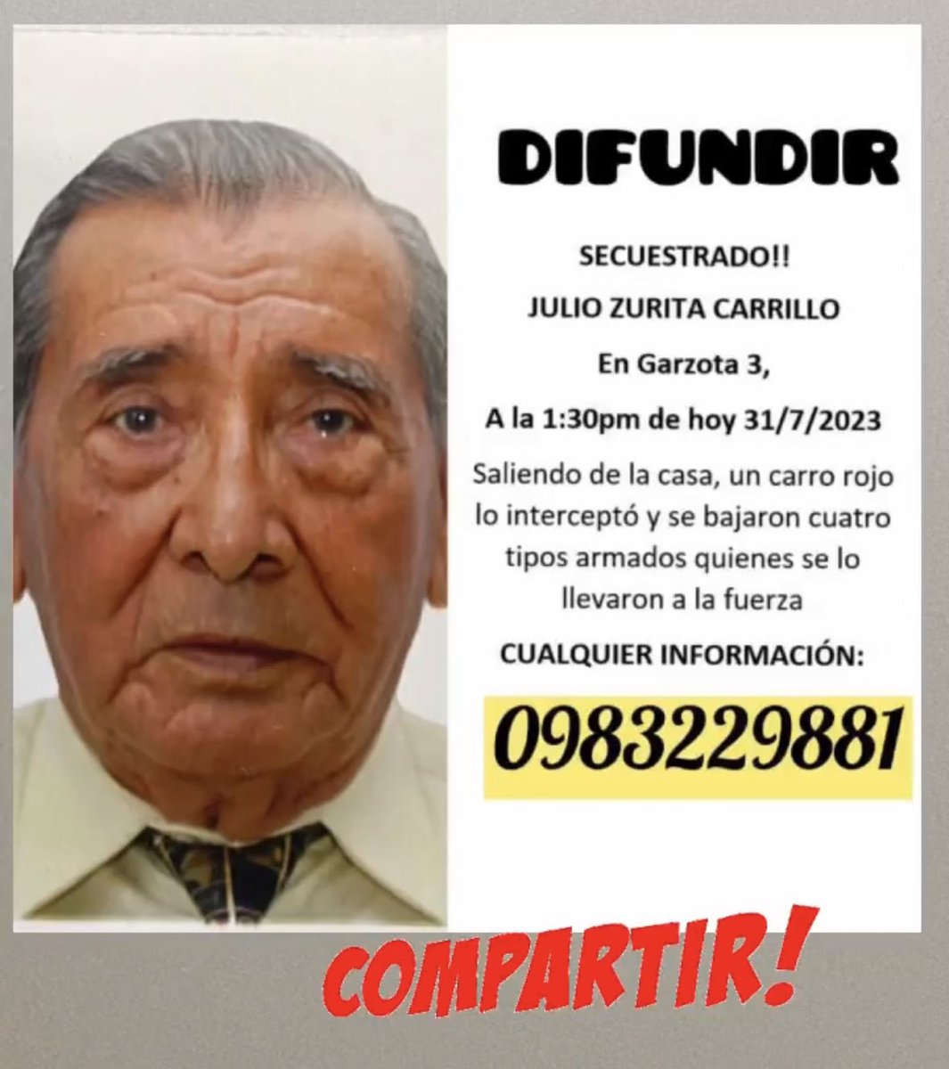itsdaaari's tweet photo. por favor difundir! ‼️‼️‼️ https://t.co/RDDR1bYQMr