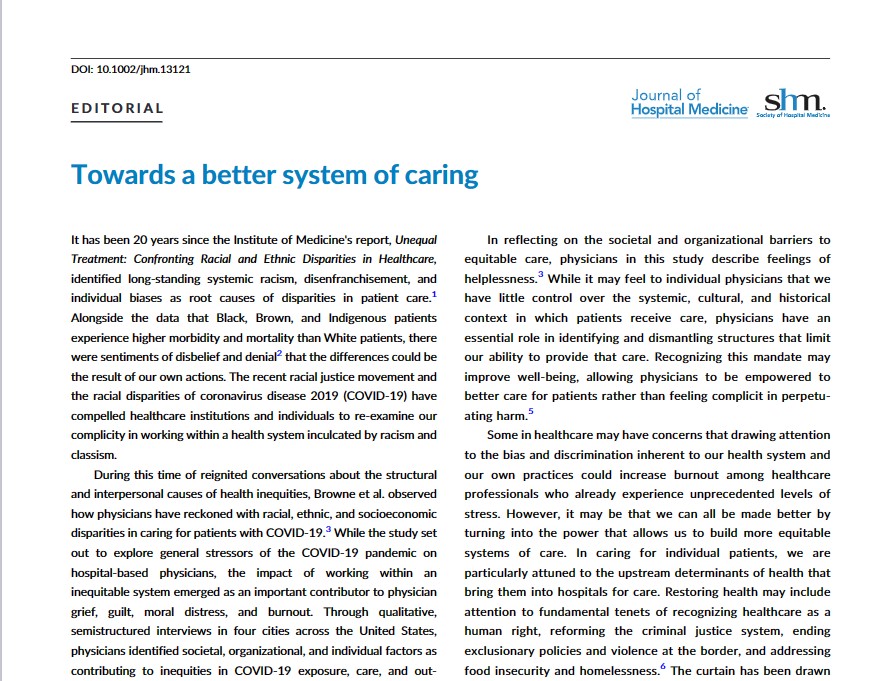 Journal of Hospital Medicine tweet media