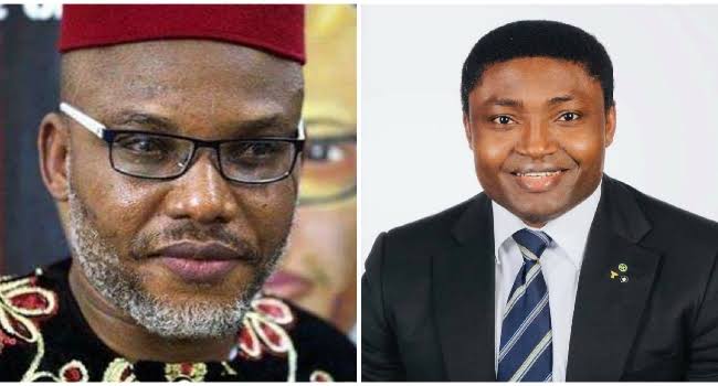 SaharaReporters's tweet photo. Nnamdi Kanu Knows That Simon Ekpa Is Hired, Fully Bankrolled By Nigerian Government – Lawyer, Ejiofor | Sahara Reporters https://t.co/AsYsGdGrE2 https://t.co/iHv80txygg