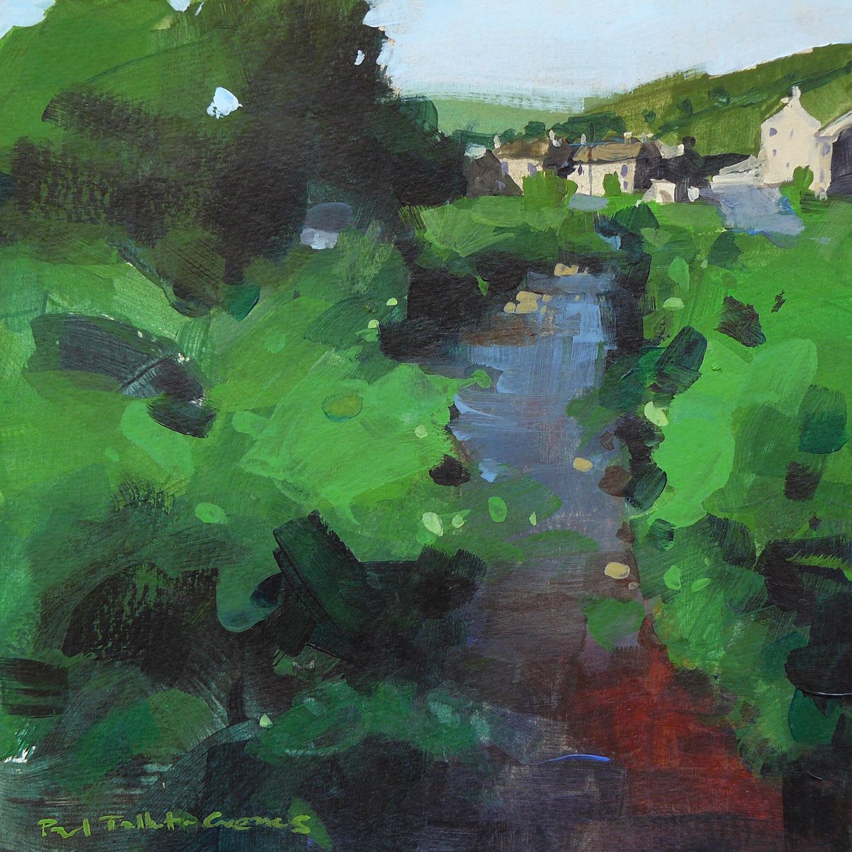 More original paintings winding their way to new homes this week, starting with this acrylic of #StrawBeck in beautiful #Swaledale.

#painting #muker #oldschoolmukergallery #landscapepainter #landscapes #landscapeartist #yorkshire #originalart #green #summerscene