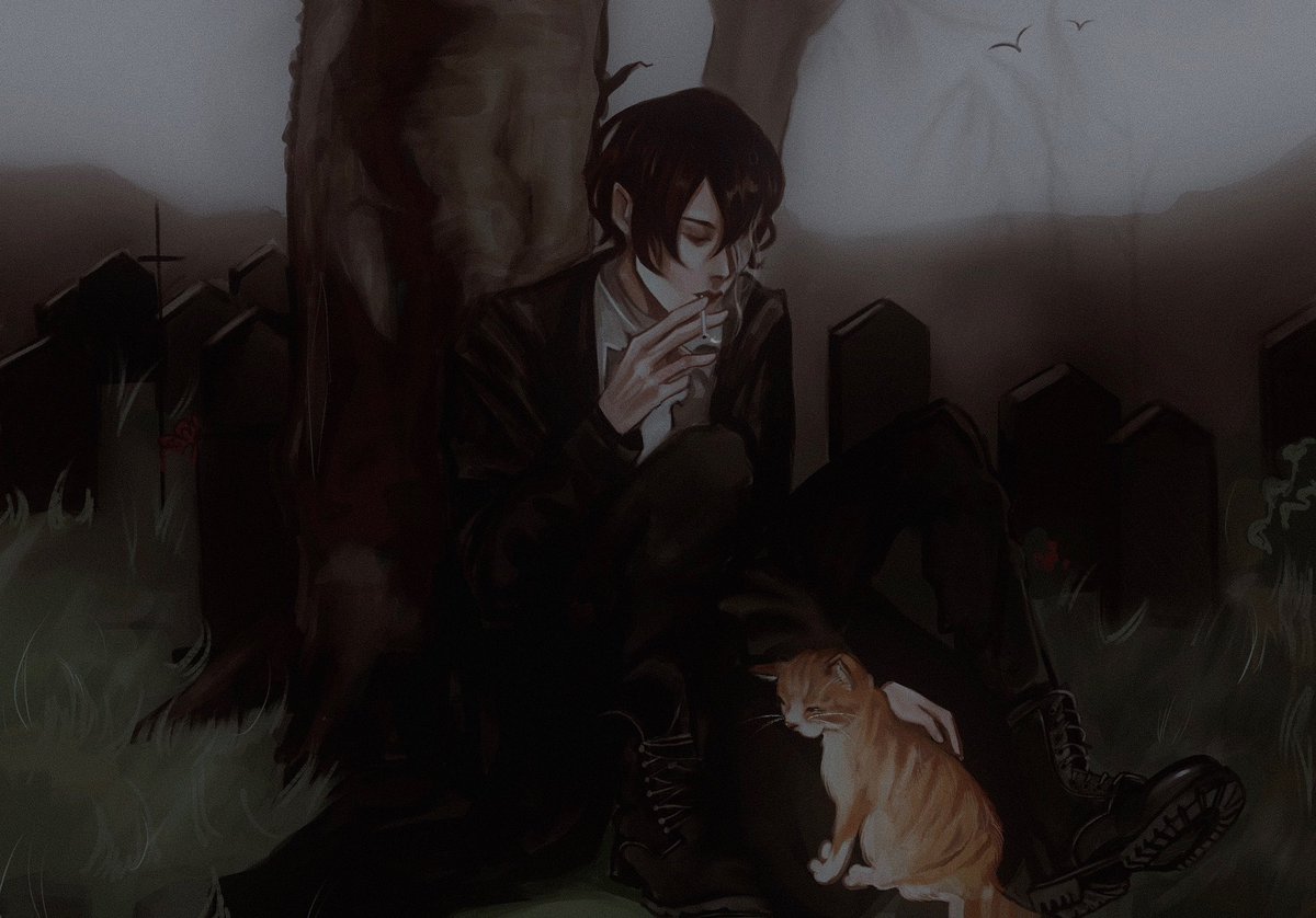 «unbothered” #Dazai #DazaiOsamu #bsdfanart #BSD #bungoustraydogs