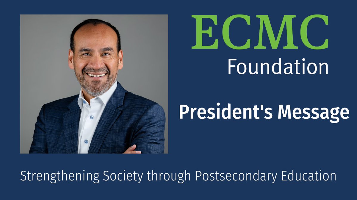 When more college students cross the finish line, our country is better for it. My latest message articulates the importance of service in my own life and how a college degree offers opportunities for civic engagement for so many millions of students. ecmcfoundation.org/news/foundatio…