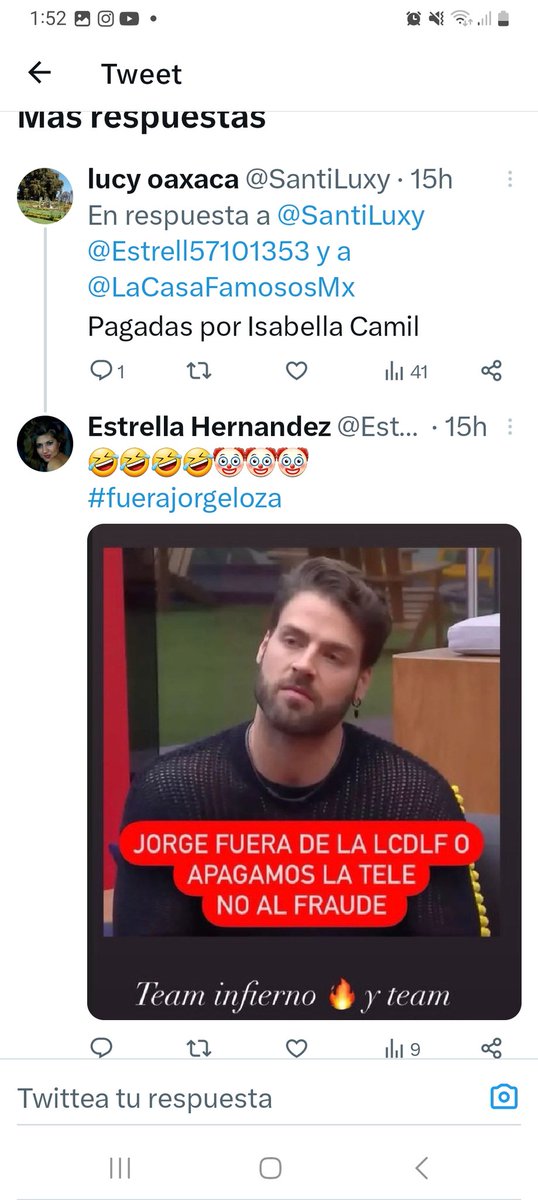 Estrell57101353's tweet photo. @OfficialNiurka 
A mi hasta cuenta falsa me decían, el Leon cree q son de su misma condición y quedaron 🤡🤡🤡🤡 
🤣🤣🤣🤣 #Sisepudo
🤟🏻🔥😈🤟🏻 https://t.co/j5dV8Ii3J3
