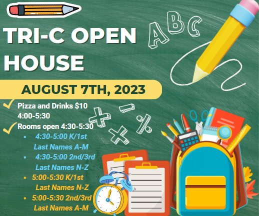tricelementary's tweet photo. Open House is one week from today. We hope to see you there! https://t.co/NpkcQyf3wB