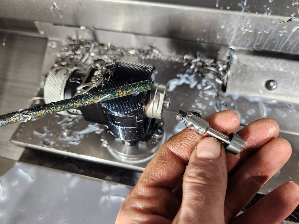 EntFabLLC's tweet image. Happy Monday everyone! Hope y'all are having .ore success than our machining center...🤦‍♂️
#DMGMori #baseplates #fabrication #jobshop #manufacturing #truss