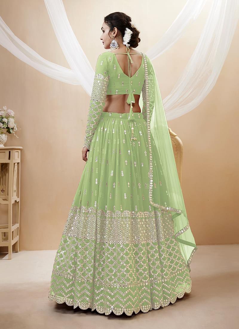 sareebuzz's tweet photo. 🌟 Unleash your inner fashionista with this unique pista-colored Lehenga Choli, an ode to natural beauty. 🌿
🌟

🌿 Pista Passion Lehenga Choli 🌿 - https://t.co/OIY7k7meof

#LehengaCholi #Fashionista #EthnicElegance  #TraditionalCharm #DivaLook #ShopNow https://t.co/rbIpksgHwd