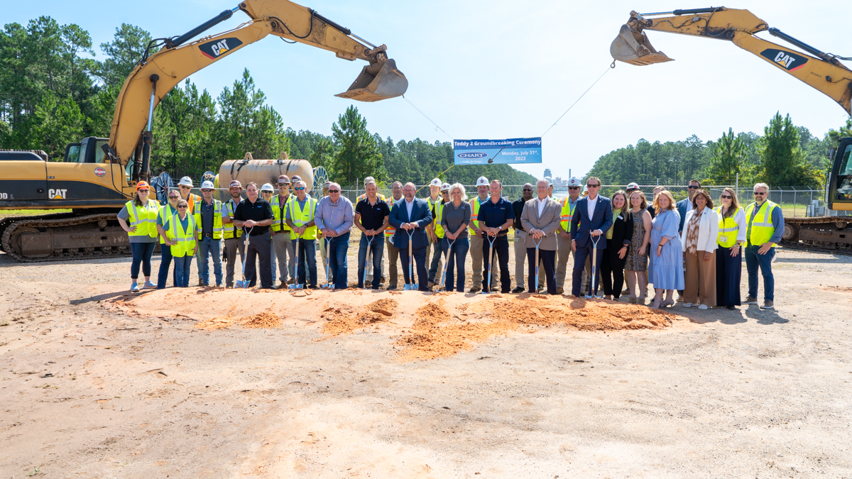 MobileChamber's tweet image. Join us in celebrating the progress at @ChartInd&apos;s &quot;Teddy 2&quot; facility! 🎉 

This facility is set to produce the largest shop-built cryogenic tanks ever made worldwide. 🌍 

Get more details on our #BusinessViewBlog at mobilechamber.com/2023/07/worlds…

#ChartIndustries #MobileChamber