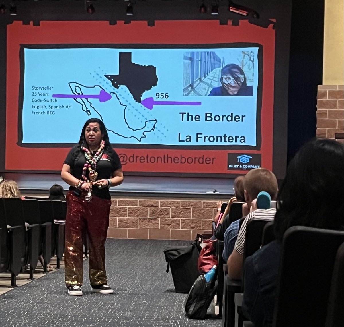Dr. Edith Treviño <a href="/dretontheborder/">Dr. ET</a> is in the house! Be the person! #AustinISD #Keynote #EDU ⁦<a href="/AISDMultilingue/">AISD Multilingual Ed</a>⁩