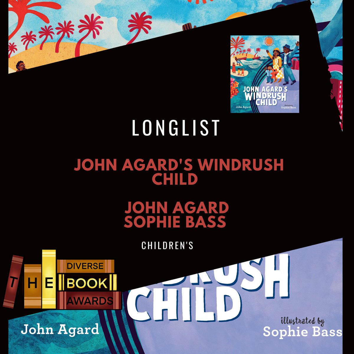 renaissanceone's tweet photo. Woop woop  John Agard’s ‘Windrush Child’ has been longlisted for @The_DBAwards !

Huge congratulations to all the other nominees whose words and illustrations are making game-changing literature!

#DBA https://t.co/yVQLVogrdZ