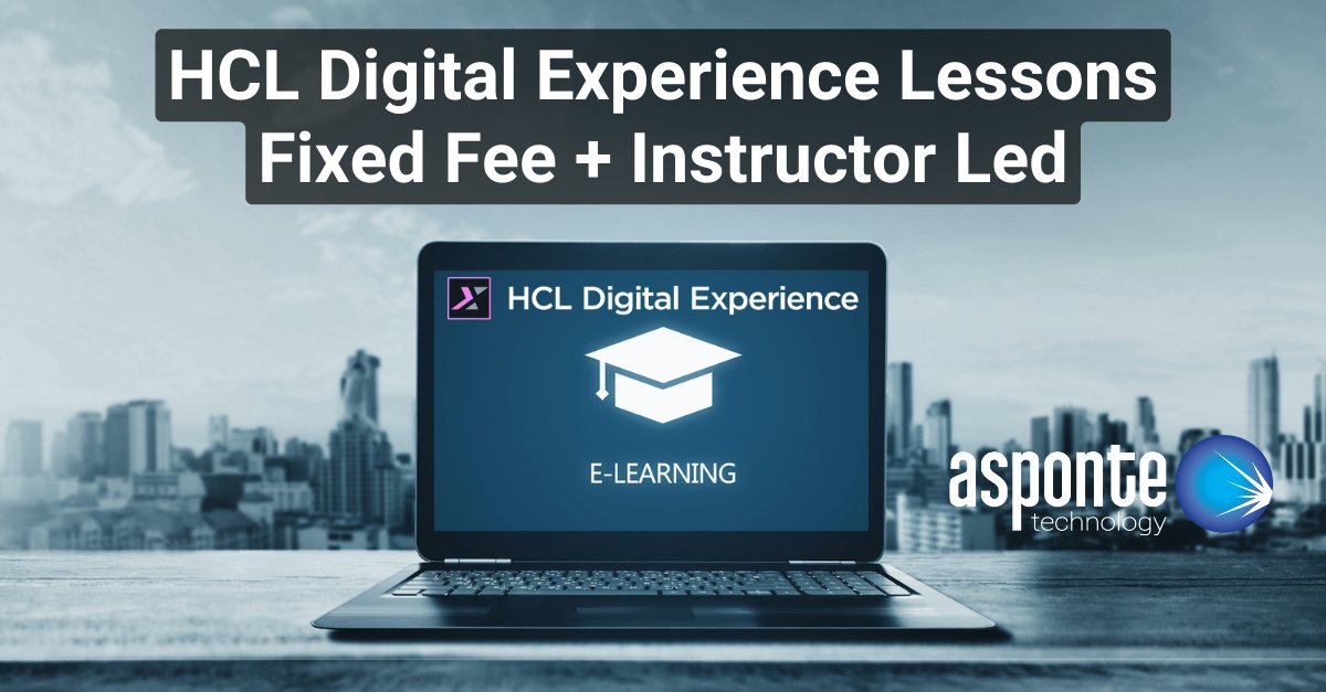 Asponte Technology (@asponte) on Twitter photo Unlock your team's potential with our hands-on lessons lead to production-ready assets. Elevate your #HCLDX Solutions with Asponte Digital Experience Training - maximize your software investment. asponte.com/services/trainโฆ 
#productivity #training #HCLDX Unlock your team's potential with our hands-on lessons lead to production-ready assets. Elevate your #HCLDX Solutions with Asponte Digital Experience Training - maximize your software investment. asponte.com/services/trainโฆ 
#productivity #training #HCLDX