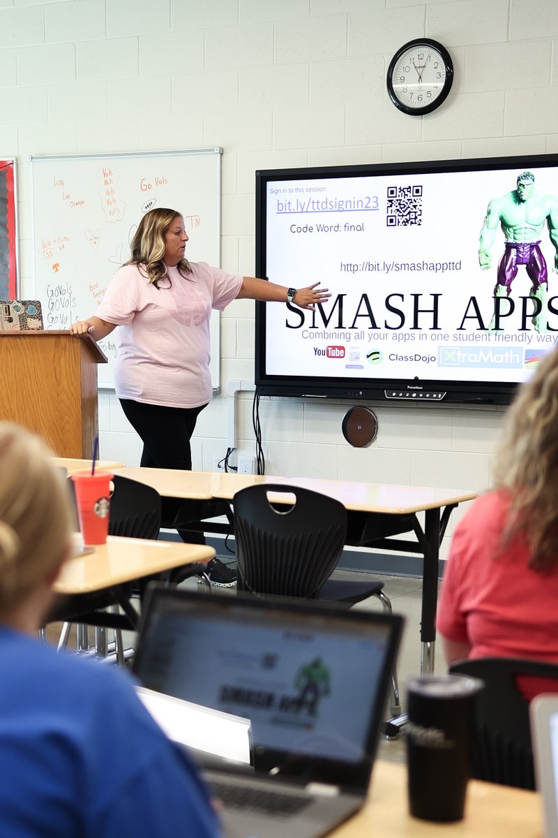 WhiteCoSchools's tweet photo. Teacher Tech Day 2023 was a success! Our district's own educators took the lead, with 21 teachers leading trainings for their colleagues in various technologies that foster transformative teaching and learning experiences. #GoogleEDU #socrative #blooket #storyjumper #CommonLit https://t.co/bJ2uvYuPuF
