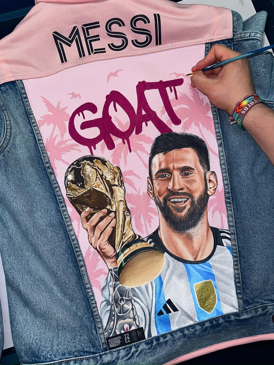 DesignedbyJio's tweet photo. Messi 1/1 Custom Jacket ✍🏼 https://t.co/SrYu3jjR4o