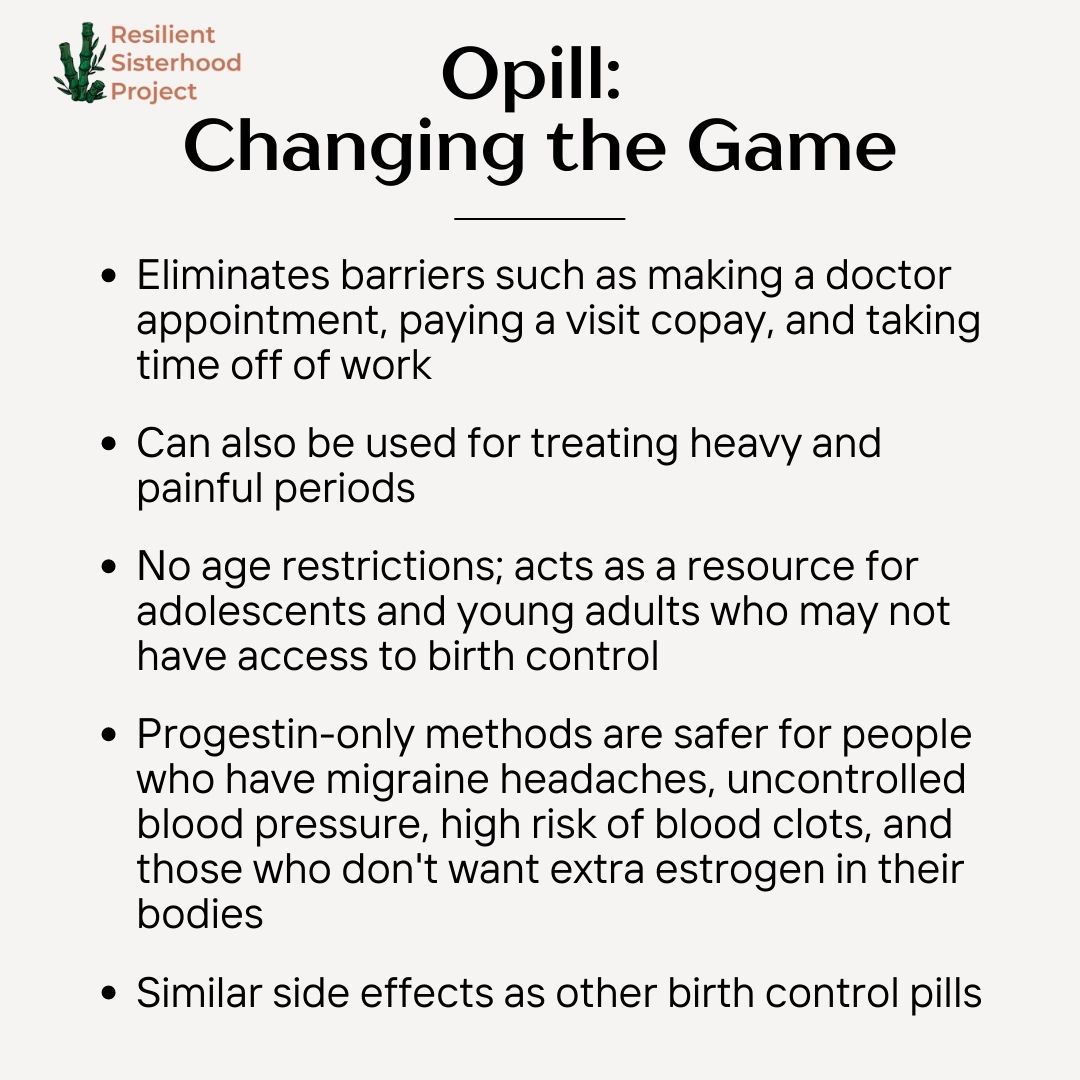 ResilientSP's tweet photo. The #FDA has approved the first over-the-counter birth control pill. Made with synthetic #progesterone, #Opill is the only oral contraceptive available without a prescription. It also has no age restriction.
#Pregnancy #WomenReproductiveHealth #Menstration #BlackWomen https://t.co/aTRaZR2bHB