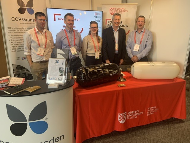 Very happy to partner with <a href="/CCP_Gransden/">CCP Gransden</a> at display booth at <a href="/iccm23/">International Conference on Composite Materials</a> - demonstrating the results of our joint <a href="/CASEResearch19/">CASE</a> funded project on the development of rotomoulded polymer liners and composite overwrap capabilities for Type IV Hydrogen Storage Tanks