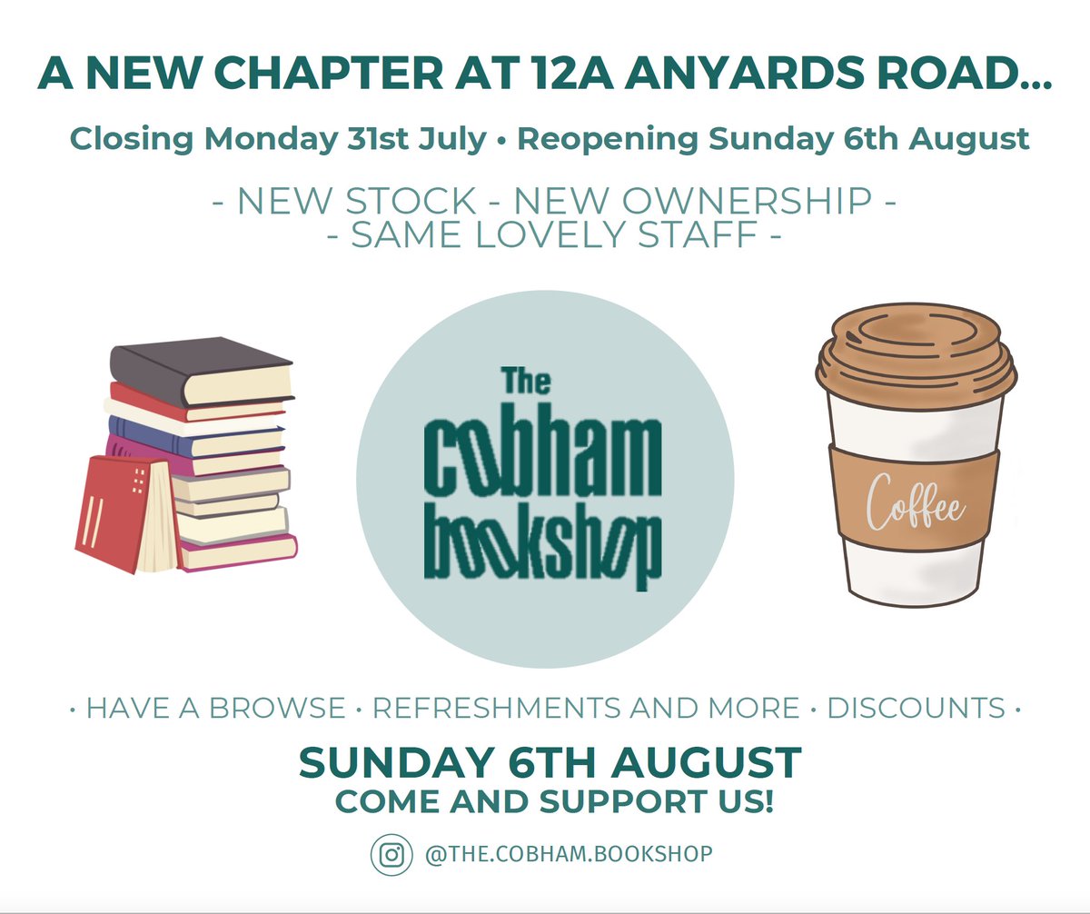 Cobham Bookshop (@cobhambookshop) on Twitter photo 