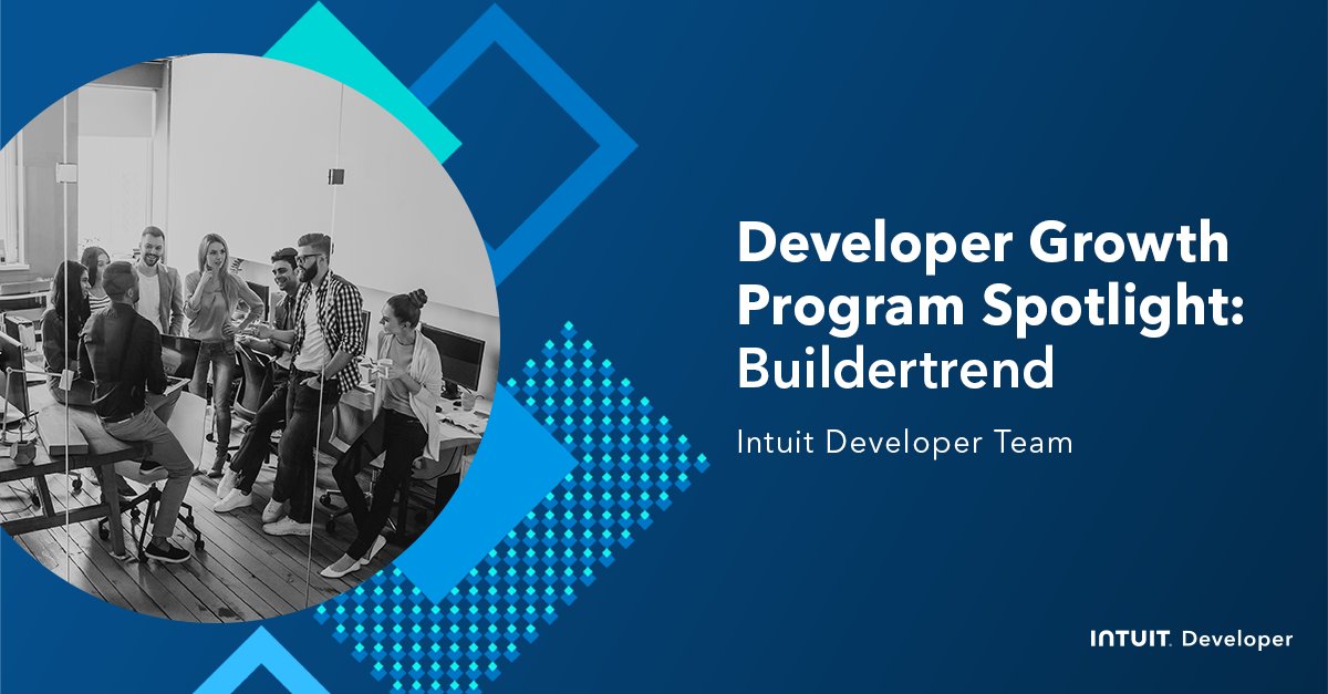 IntuitDev's tweet photo. .@Buildertrend provides home builders, remodelers, & contractors with a solution that simplifies their jobs. Our team loves having them in our Developer Growth Program, and we sat down with their team to learn more about their experience. https://t.co/jSJlDxnMF2
#QuickBooksApps https://t.co/cU4JhyGtxy