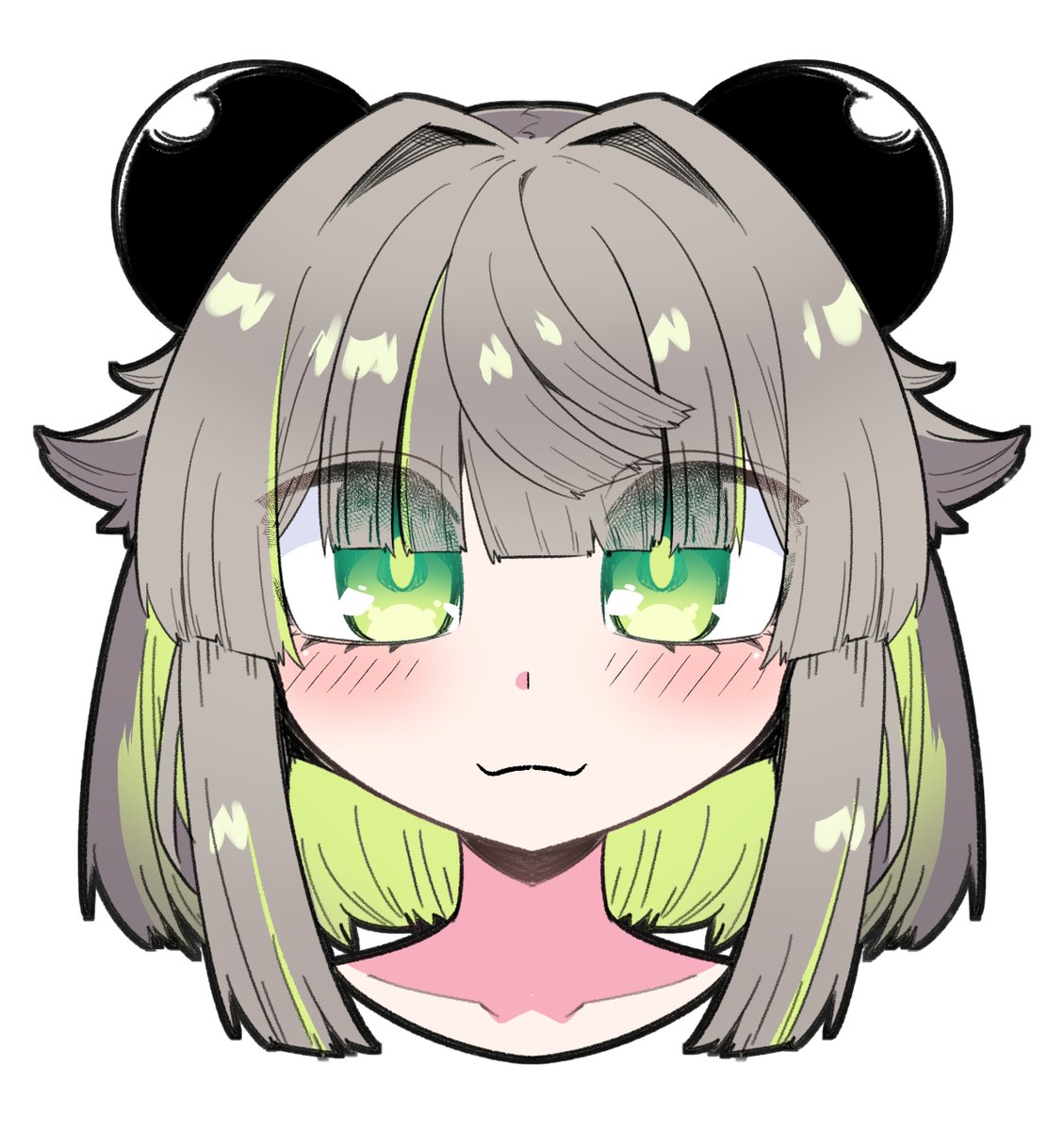 「寝る前に何か絵描きたくて眼だけ先にデザインしてから一つ選んで顔キャラデしてみた」|221(ﾂﾂｲﾁ)同人作家VTuber@月一で電子同人誌制作中のイラスト