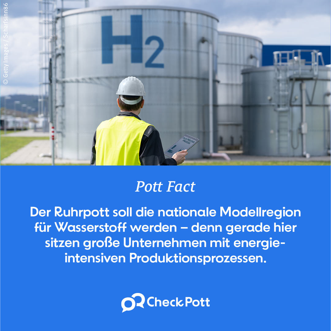 Die Metropole Ruhr könnte nach ihrer Vorreiterstellung im Kohle- und Stahlbau erneut eine wirtschaftliche Pole Position einnehmen. Es wird mit rund 40.000 neuen #Arbeitsplätzen gerechnet. <a href="/HydrogenRuhr/">Hydrogen Metropole Ruhr</a> 

#soticktdasruhrgebiet #checkpott @BrostStiftung
