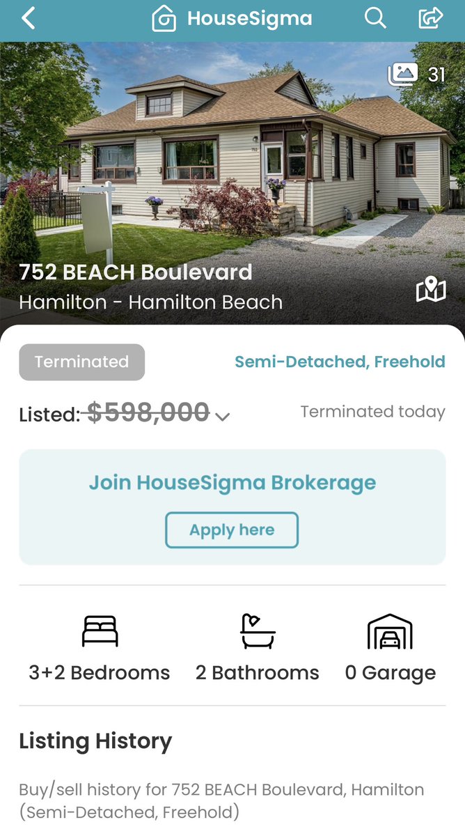 CanIndian_Bro's tweet photo. Getting back to Reality!
April 2022 - 1.55M โ
May 2022 - 1.50M โ
Nov 2022 - 1.18M โ
May 2023 - 600K โ
Finally terminated after 16 months of listing-termination-listing
#HousingtoPluto #CanadianRE https://t.co/0eEIer5d33
