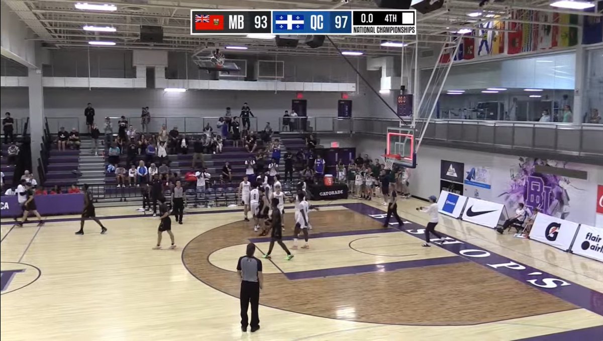 NphScouting's tweet photo. Quebec's 15U's defeat Manitoba 97-93 to win game 1 of @CanBball Nationals!

Standouts - QC:
- Desmond Mbombo (26p/1blk/1stl)
- Devon Larosiliere (21p/9r/3a/3stl)

Standouts - MB:
- Liam Jaro (25p/5r/2a/2stl)
- Settimo Yugu (14p/11r/3a/4blk) https://t.co/8phNzXTCt4