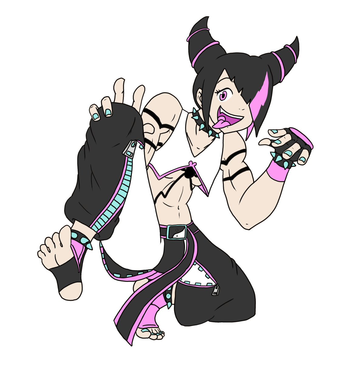 upsidedown_matt's tweet photo. First Juri drawing I did in a while. I just love the expression I gave her. https://t.co/9SWnCSwWbG