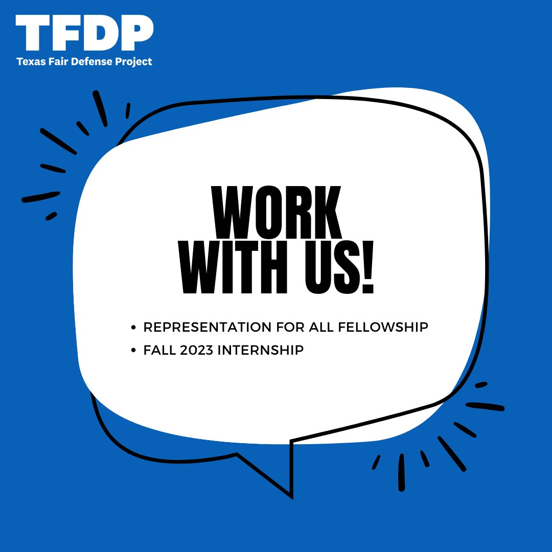 Applications are open for our Representation for All Fellowship (until tomorrow, 8/1) and for our Fall 2023 Internship. More application info available here - Fellowship: tinyurl.com/4zyaf76f Internship: tinyurl.com/yns34rax