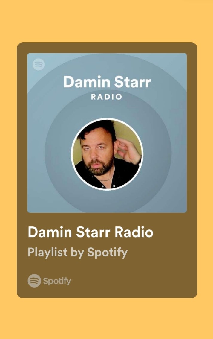 Give this playlist a listen: Damin Starr Radio
🎧 open.spotify.com/playlist/37i9d…

#Spotify #DaminStarr #Playlist #Music