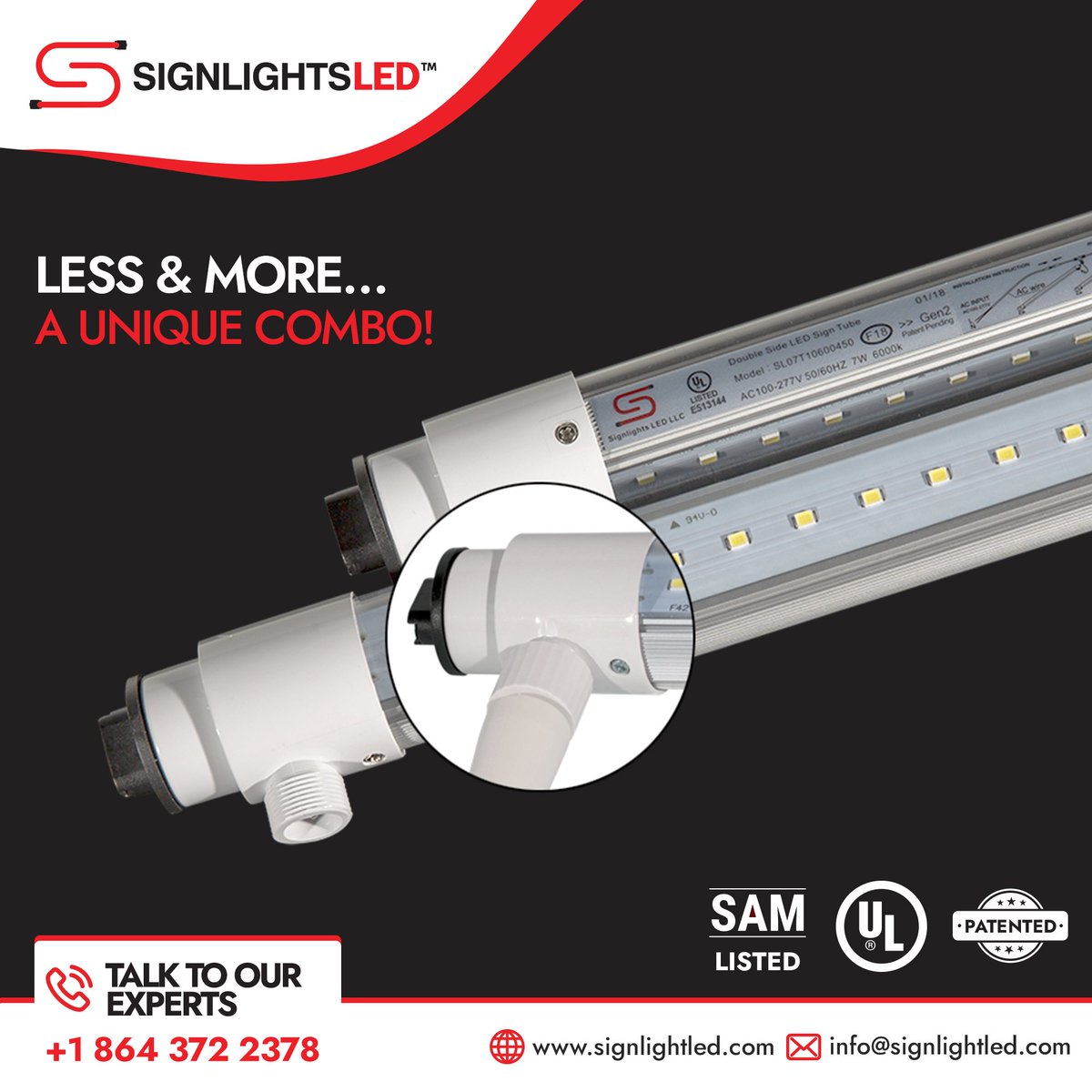 signlightled's tweet image. #SIGNLIGHTS @ SIGNLIGHTS LED have a remarkable and unique Combo of Less and More…
Less as far as HEAT EMISSION is concerned and More as far as ENERGY EFFICIENCY is concerned.

A Winning Two in One Combo!
Call us on 📞 864-372-2378
or
Visit: signlightled.com