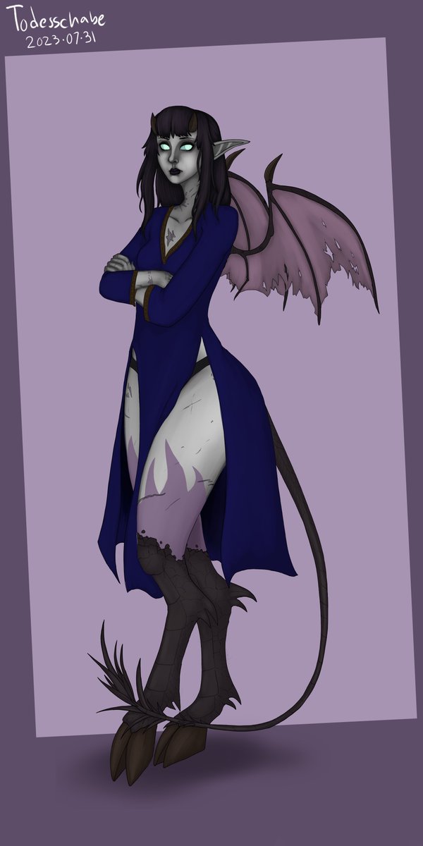 TheLocalSperg's tweet photo. About time I gave Sarxia a proper fullbody update, in a major bout of artblock atm so I'm working here and there on several projects at once :D https://t.co/SsSz9Nwn6t