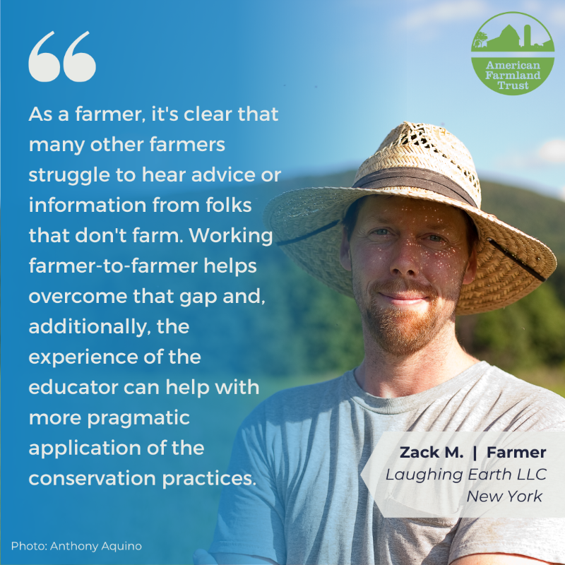 Farmland's tweet photo. Join @youngfarmers and @farmland in supporting the bipartisan #Farmer-to-Farmer Education Act by contacting your members of Congress. It takes less than a minute to make a big impact! #FarmBill #NoFarmsNoFood