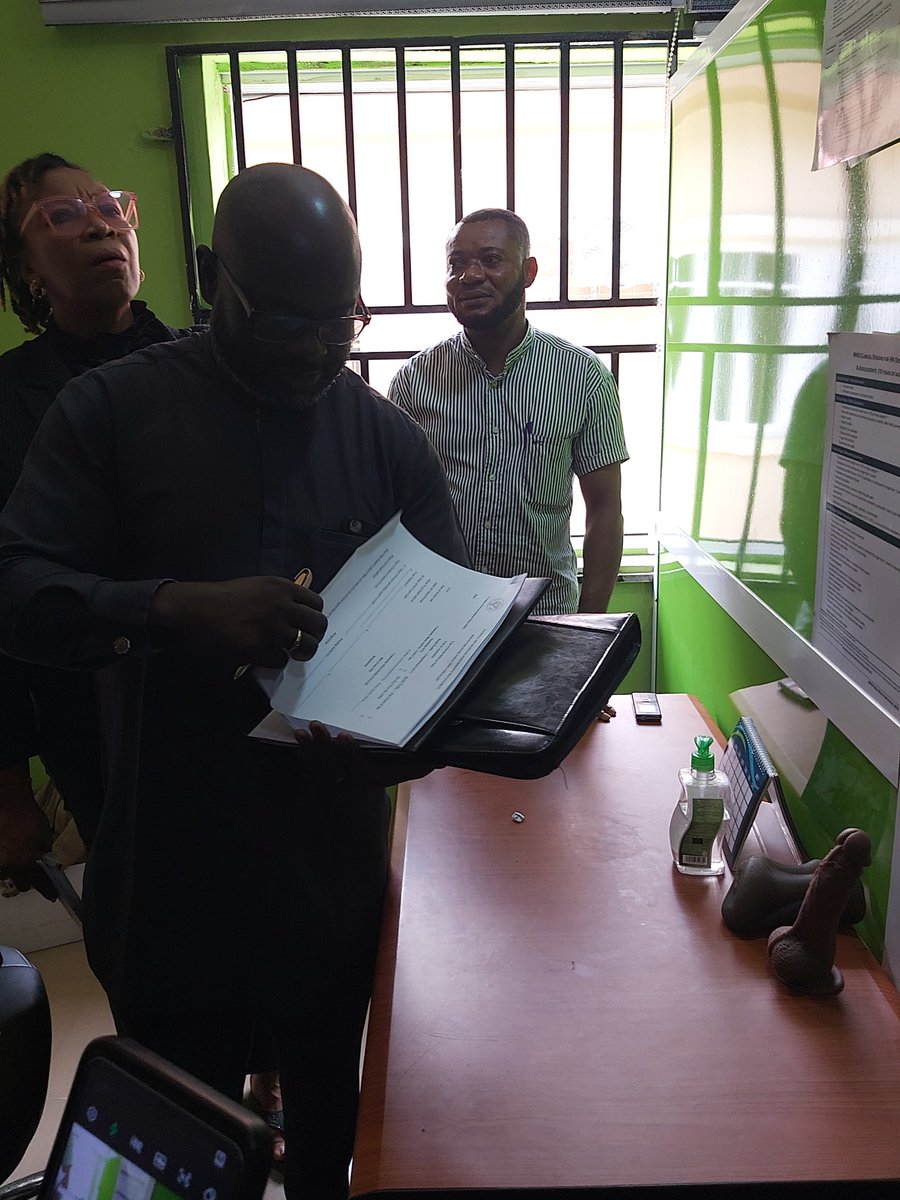 ODSACA1's tweet photo. @NACANigeria on a Performance Management Mission and random spot check to selected HIV Service Delivery Points in Ondo State towards enabling sustainability of HIV/AIDS Services.
@OndoInformation 
@APINNigeria https://t.co/Pq3ZHBBXq1
