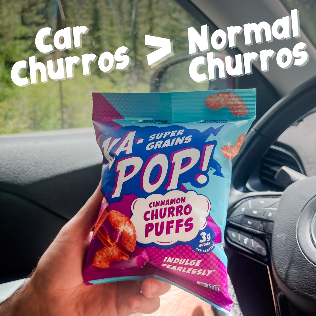 🚗 Hit the road and savor the sweetness of summer! 

Made with real cinnamon and only 3 grams of milled cane sugar per serving, they deliver a deliciously crispy texture and a flavor that allows you to indulge guilt-free! 

🛒kapopsnacks.com/collections/all
