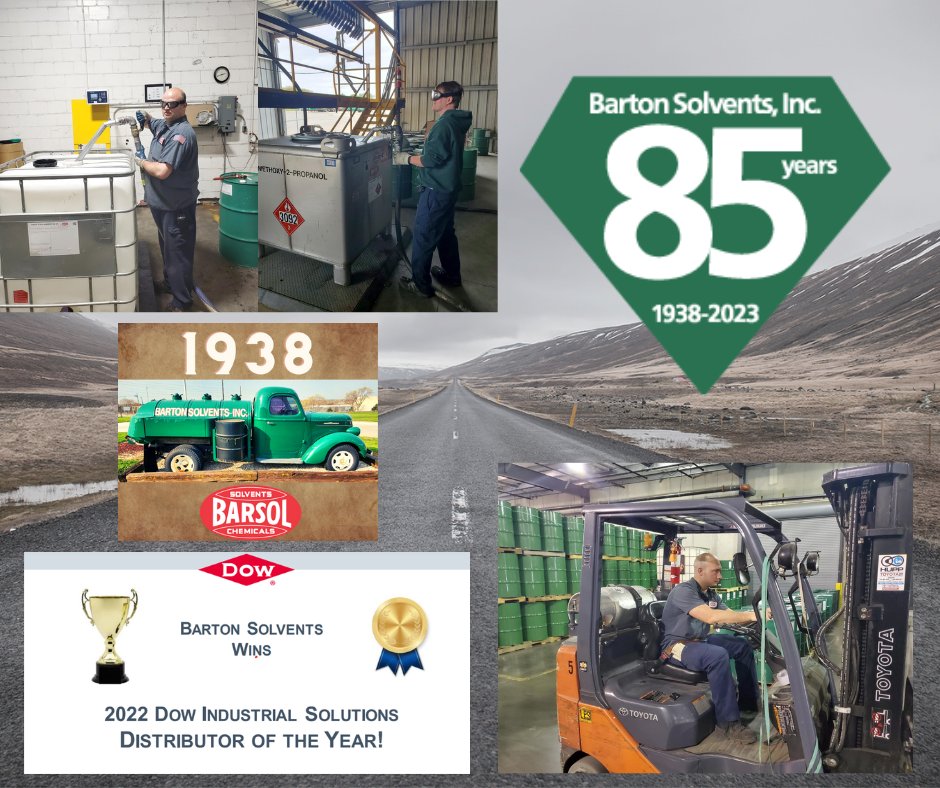 #BartonSolvents #QualityAssurance #OnTimeDelivery #TechnicalSupport #IndustryLeadership #CustomerSuccess  barsol.com/about/services/