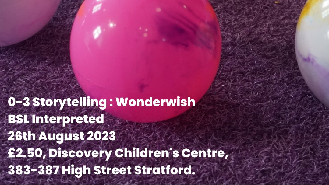 appameltd's tweet photo. Deaf, Children &amp; Families Event.
A bright and playful storytelling for ages 0-3, celebrating the magic of birthdays and that special time of year when you get to make a wish that might just come true. £2.50 Book via: @discover_story https://t.co/9NFErKC0UU #appameltd #storytime https://t.co/JfK0gUUVvg