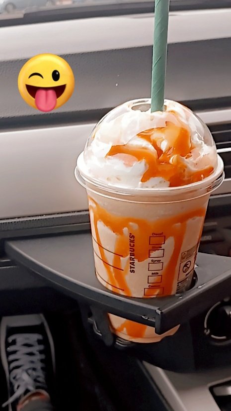 GoldenG09228136's tweet photo. Carmel Frap sort of day coffee based obvs 😍 who's buying my next one 🤔 😜 https://t.co/OTcmb8mNYC