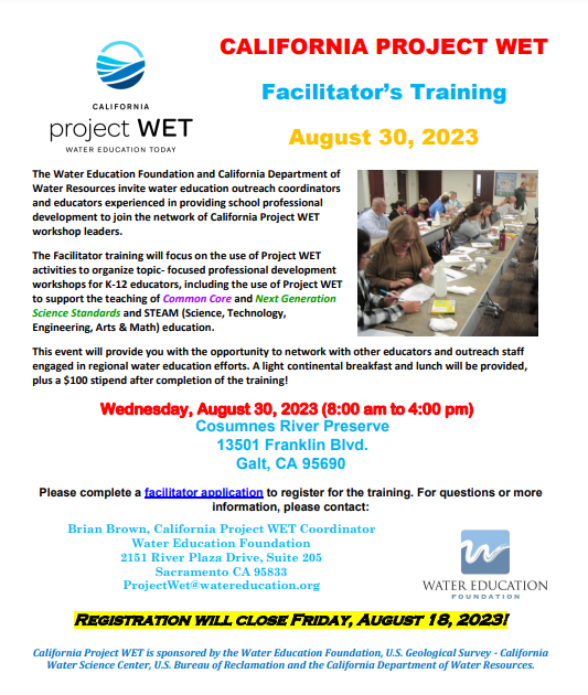 CosumnesRiverP's tweet photo. Register here - https://t.co/bDiNxDd6D6 https://t.co/XejNVcJUaK