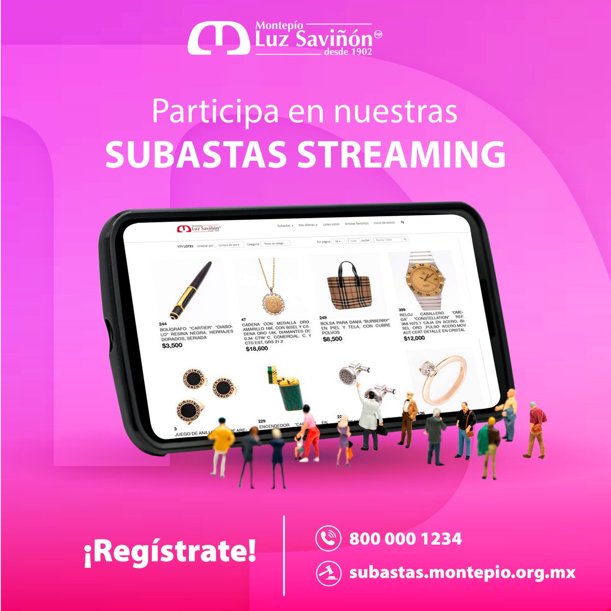 SubastMLSavinon's tweet photo. ¡Descubre piezas únicas e impresionantes en nuestra emocionante #subasta hoy en punto de las 10 am! 💎✨ Regístrate ahora 👉 https://t.co/7HGIukoKvQ o envía mensaje al 55 7990 4364. ¡No te lo pierdas! https://t.co/oVtDzL07IJ